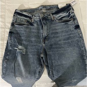Women’s High Rise Old Navy Ankle Jeans Extra Stretch Sz 14